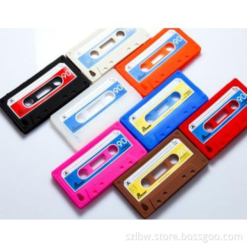 Vintage Tape Style Silica Gel Protective Cases for iPhone 5, Various Colors Available